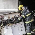 Incêndio destrói restaurante na Júlio de Castilho em Campo Grande