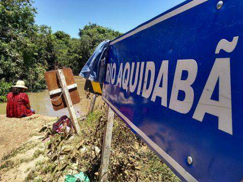 Ponte de concreto será construída sobre o rio Aquidabã