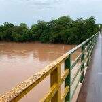 Rio Aquidauana começa a subir após chuva durante a madrugada