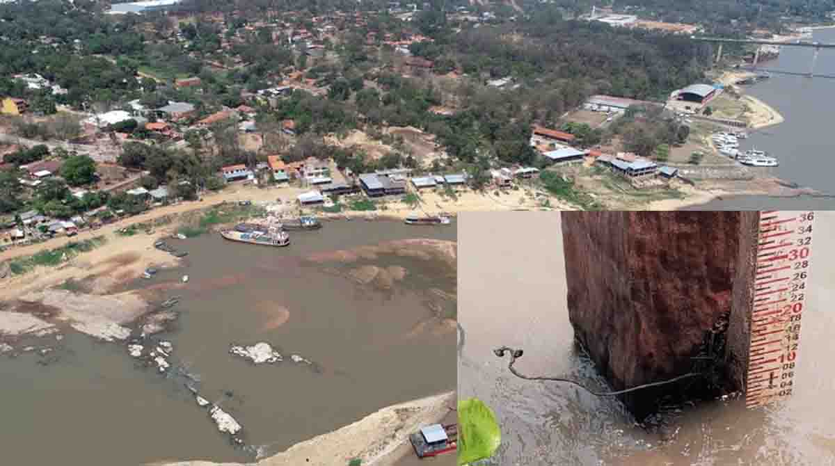 Rio Paraguai enfrente uma das piores secas da história