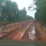 VÍDEO: Moradores de assentamento expõem situação de rodovia estadual em MS