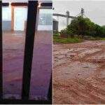 Chuvarada inunda bairros e forma ruas de lama em Campo Grande
