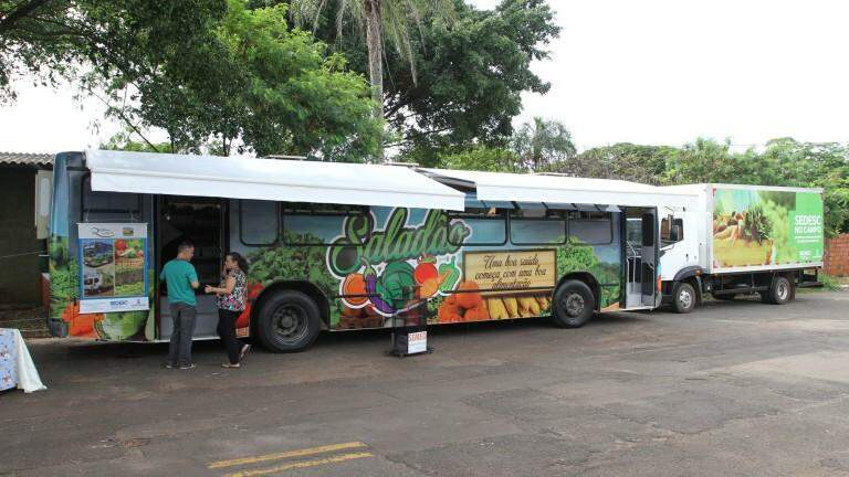 Ônibus ‘Saladão’ terá ponto de vendas no bairro Tiradentes a partir deste sábado
