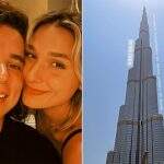 Sasha e João Figueiredo se hospedam no prédio mais alto do mundo em Dubai