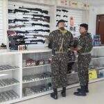 Exército faz operação contra venda irregular de armas e munições em MS
