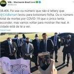 ‘Sai daqui’, diz Bolsonaro à mulher que questionou mortes por Covid-19 no país