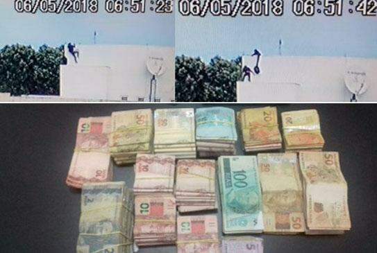 Mãe e filho são presos por arrombar banco em MS e polícia recupera R$ 31 mil