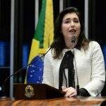 Cotada para presidência do Senado, Simone parabeniza Bolsonaro pela vitória