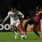 São Paulo e Athletico-PR empatam e seguem ameaçados no Brasileiro