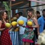 ‘Olha os melão’: Tancinha ensina Fedora a vender na feira no fim de Haja Coração