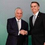 Temer confirma participação em nota de Bolsonaro: ‘trouxe um esboço’