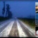 VÍDEO: Tempestade cobriu de gelo e deixou estradas brancas, com granizo do tamanho de bolas de tênis em MS