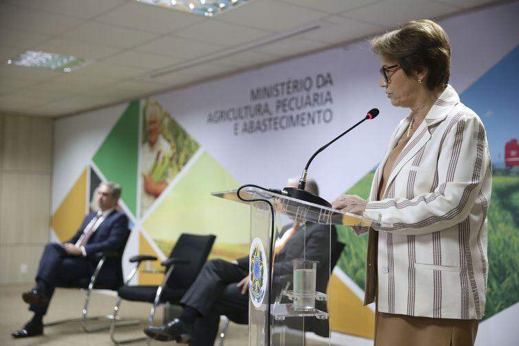 A ministra da Agricultura