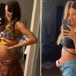 Ué! Barriga de 5 meses de Thayla Ayala ‘some’