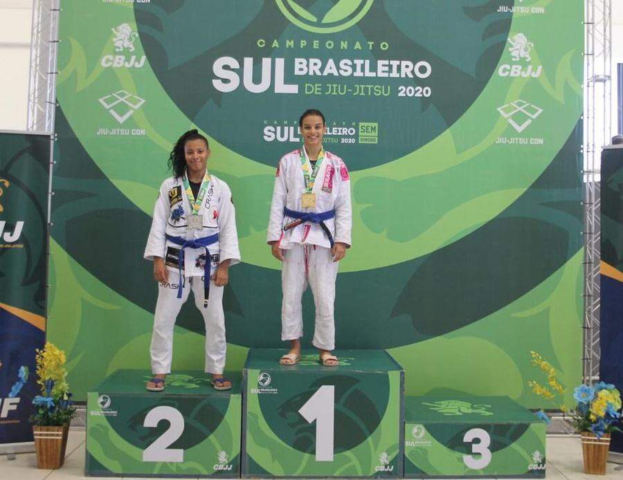 Atletas de MS conquistam medalha de ouro em torneio de jiu-jitsu em SC