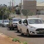 Concurso para Polícia Civil causa congestionamento na região da UCDB em Campo Grande