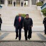 Trump faz história: é o 1º presidente americano a pisar na Coreia do Norte