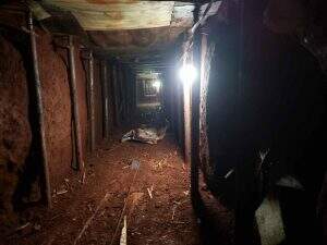 Túnel custou R$ 1 milhão e levou 6 meses para ser aberto por quadrilha especializada | Foto: Marcos Ermínio | Midiamax
