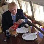 Os hábitos alimentares bizarros do presidente Trump.