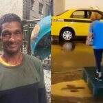 “Vaquinha” para homem que ajudou idosa a atravessar rua alagada no Rio garante valor para comprar casa
