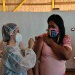 Vacinação contra covid a indígenas é realizada na Vila Romana nesta quarta-feira em Campo Grande