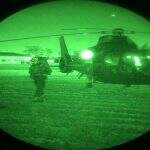  Usando helicóptero, Exército faz infiltração noturna na fronteira durante operação em MS