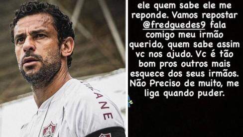 Irmão de Fred, do Fluminense, cobra jogador na web