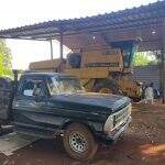 Polícia recupera camionete e apreende máquinas e implementos agrícola