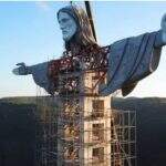 A estátua do novo Cristo no Encantado do Brasil é mais alta que a do Rio
