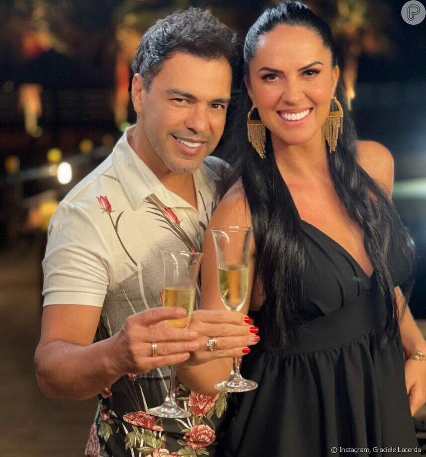 Zezé Di Camargo e Graciele Lacerda anunciam noivado