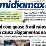 Confira a capa do Midiamax Diário desta segunda-feira, 25 de outubro de 2021