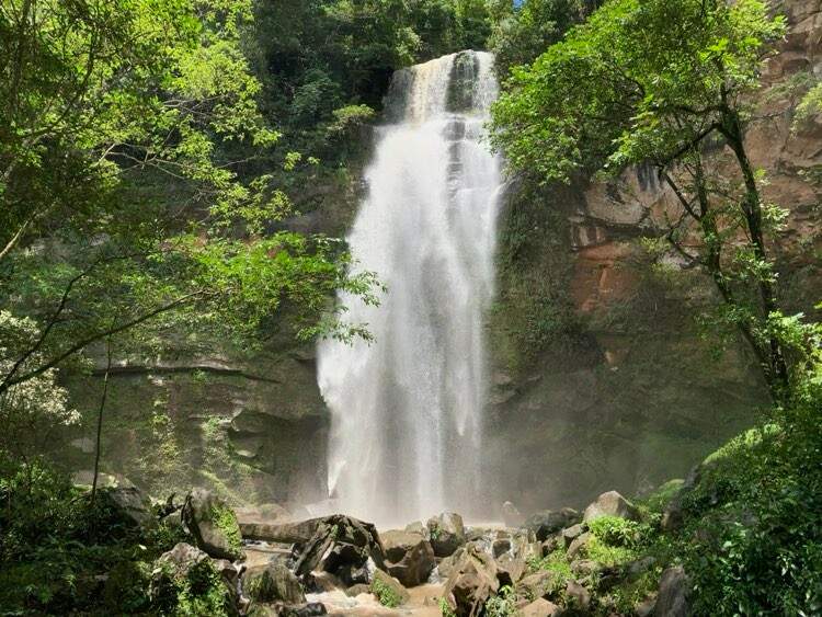 Registro feito na base da cachoeira Los Pagos