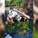 VÍDEO: Caminhoneiro morre ao bater caminhão em poste da BR-262, em Corumbá