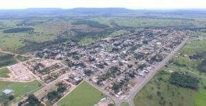 Foto aérea do município de Alcinópolis