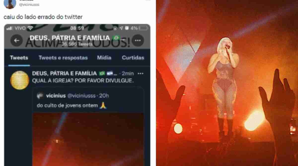 Show de Duda Beat foi confundido com culto religioso por perfil no Twitter