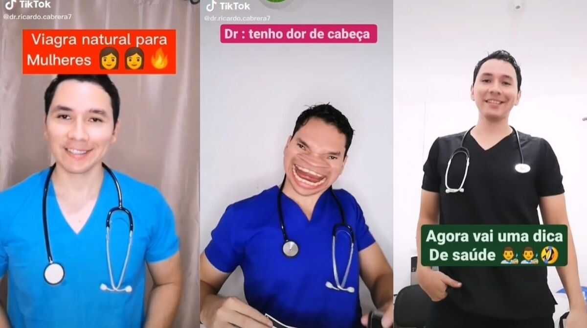 Jorge Ricardo Cabrera Gutierrez faz TikTok há quatro meses