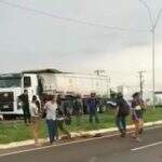 Idoso morre em acidente entre moto e caminhonete na BR-463 em Ponta Porã
