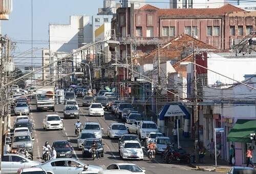 Rua 14 de Julho antes da revitalização