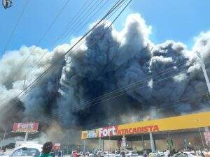 Incêndio no supermercado Fort