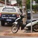 Motociclista atropelado por motorista de caminhão sem CNH teve fratura exposta e está na Santa Casa