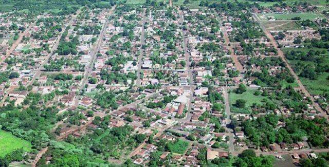 Vagas Vista aérea do município de Pedro Gomes