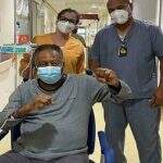 Pelé passa por quimioterapia em hospital de SP