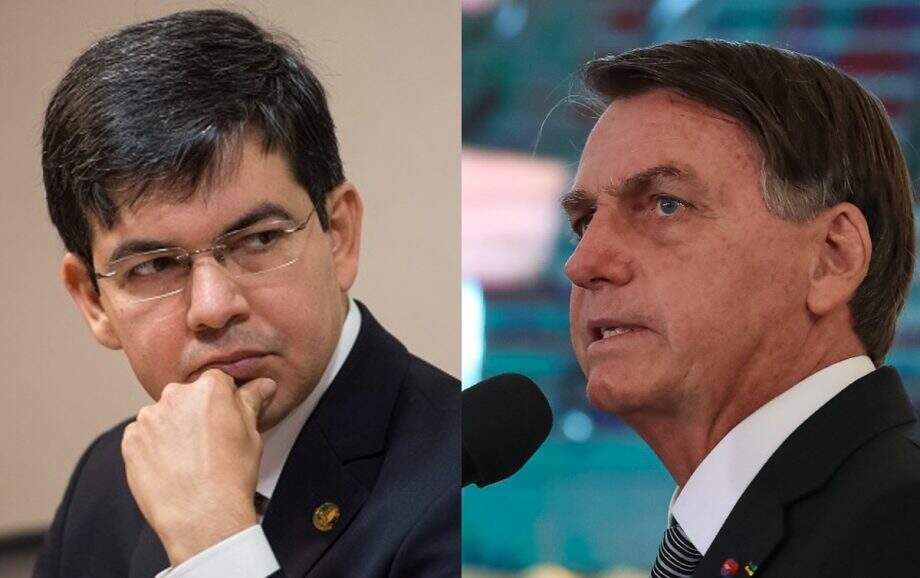 Senador Randolfe Rodrigues e presidente da república Jair Bolsonaro