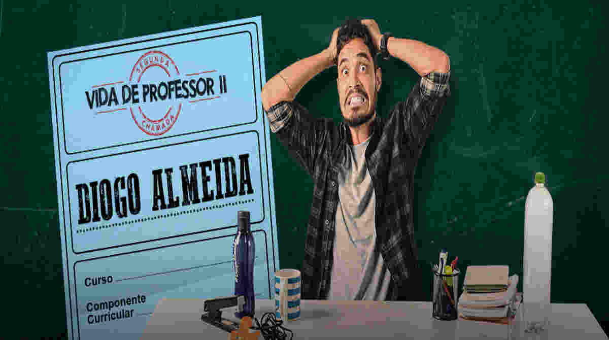 Diogo Almeida apresenta 'Vida de Professor' em Campo Grande no fim de semana