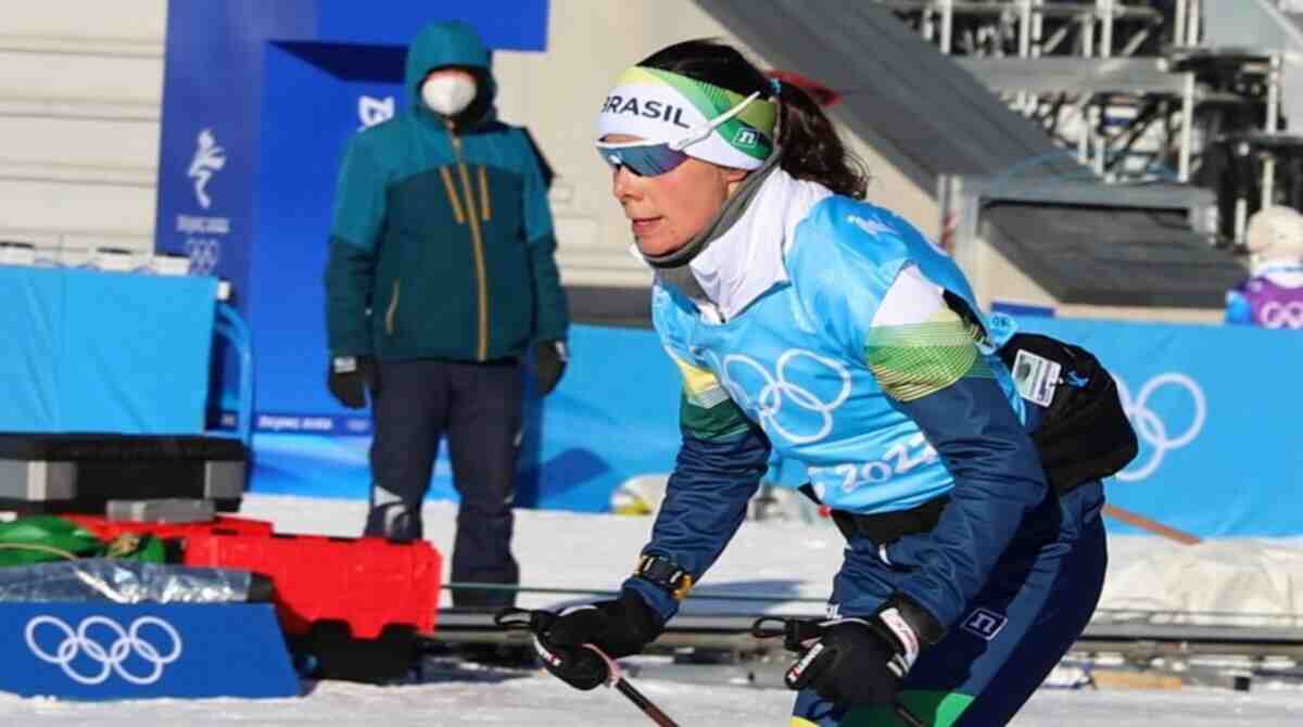 Jaqueline Mourão no esqui cross-country em Pequim-2022