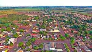 Foto aérea do município de Douradina