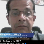 Com sintomas leves, vereador Edu Miranda testa positivo para Covid-19 e fala sobre negacionistas