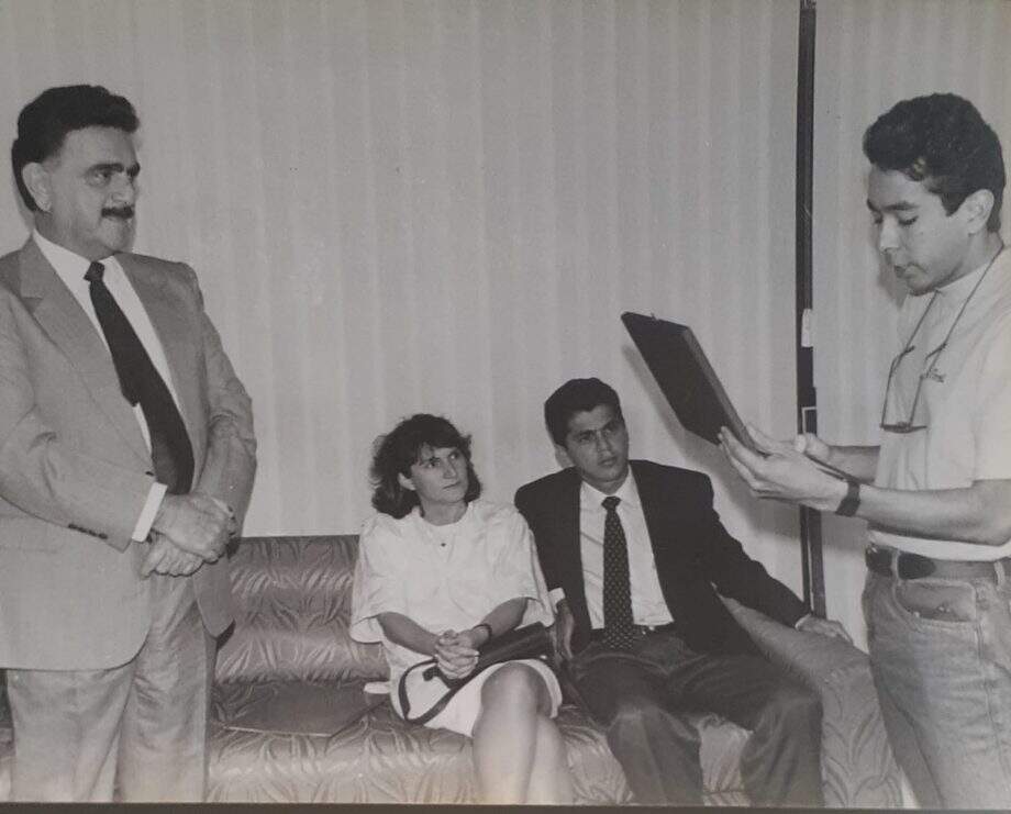Ex-governador Pedro Pedrossian (em pé à esquerda)