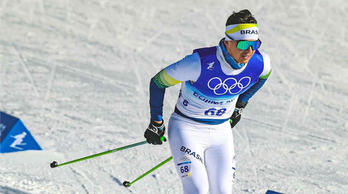 Manex Silva completa em 90º a prova de 15 km do esqui cross-country em Pequim-2022