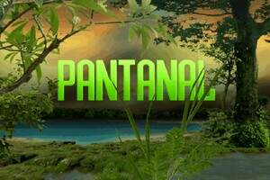 Logotipo da novela "Pantanal" feito pelo SBT na reprise de 2008